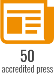 50 accredited press