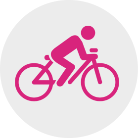 By bike-sharing: bicloo stations